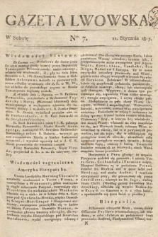 Gazeta Lwowska. 1817, nr 7