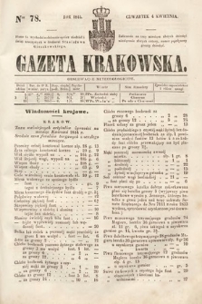 Gazeta Krakowska. 1844, nr 78
