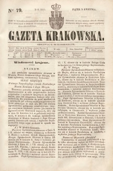 Gazeta Krakowska. 1844, nr 79