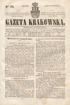 Gazeta Krakowska. 1844, nr 85
