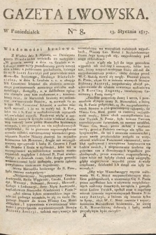 Gazeta Lwowska. 1817, nr 8