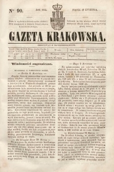 Gazeta Krakowska. 1844, nr 90