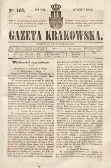 Gazeta Krakowska. 1844, nr 105