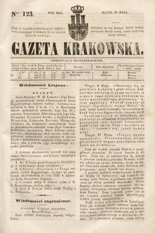 Gazeta Krakowska. 1844, nr 123