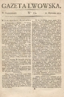 Gazeta Lwowska. 1817, nr 12