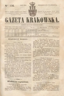 Gazeta Krakowska. 1844, nr 136