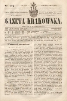 Gazeta Krakowska. 1844, nr 139