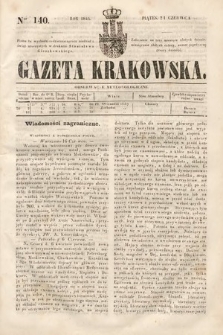 Gazeta Krakowska. 1844, nr 140