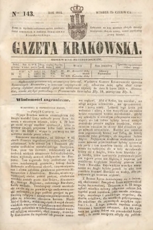 Gazeta Krakowska. 1844, nr 143