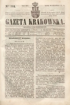 Gazeta Krakowska. 1844, nr 144