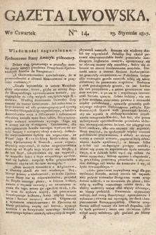 Gazeta Lwowska. 1817, nr 14