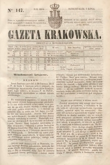 Gazeta Krakowska. 1844, nr 147