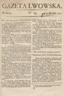 Gazeta Lwowska. 1817, nr 15