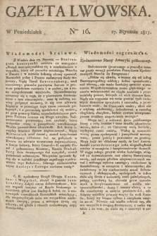 Gazeta Lwowska. 1817, nr 16