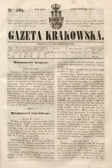 Gazeta Krakowska. 1844, nr 168