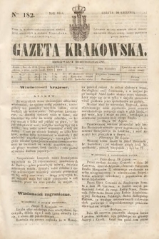 Gazeta Krakowska. 1844, nr 182