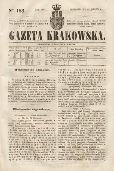 Gazeta Krakowska. 1844, nr 183