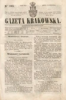 Gazeta Krakowska. 1844, nr 185