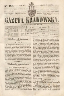 Gazeta Krakowska. 1844, nr 186