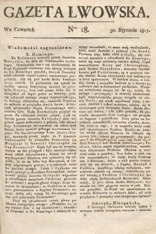 Gazeta Lwowska. 1817, nr 18