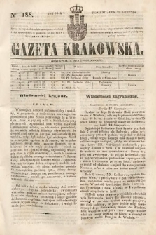 Gazeta Krakowska. 1844, nr 188