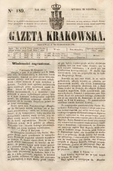 Gazeta Krakowska. 1844, nr 189