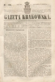 Gazeta Krakowska. 1844, nr 191