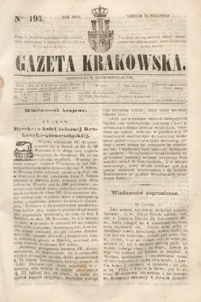 Gazeta Krakowska. 1844, nr 193