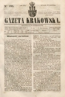 Gazeta Krakowska. 1844, nr 195