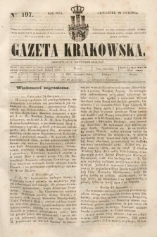 Gazeta Krakowska. 1844, nr 197