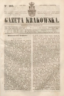 Gazeta Krakowska. 1844, nr 203