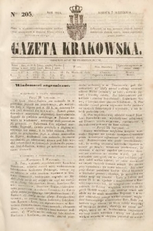 Gazeta Krakowska. 1844, nr 205