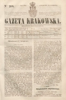 Gazeta Krakowska. 1844, nr 208