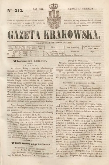 Gazeta Krakowska. 1844, nr 212