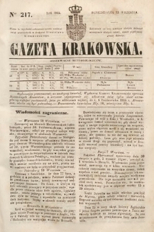 Gazeta Krakowska. 1844, nr 217