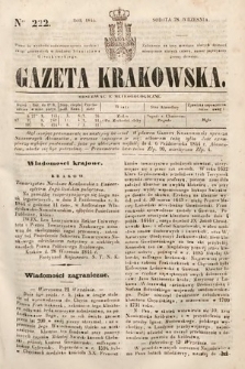 Gazeta Krakowska. 1844, nr 222