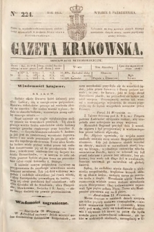 Gazeta Krakowska. 1844, nr 224