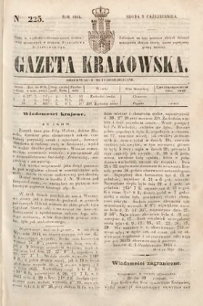 Gazeta Krakowska. 1844, nr 225
