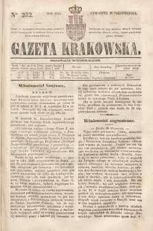 Gazeta Krakowska. 1844, nr 232