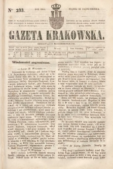 Gazeta Krakowska. 1844, nr 233
