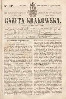 Gazeta Krakowska. 1844, nr 235