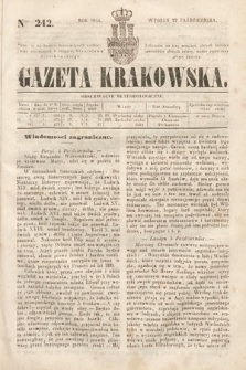 Gazeta Krakowska. 1844, nr 242