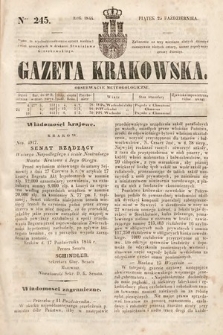 Gazeta Krakowska. 1844, nr 245