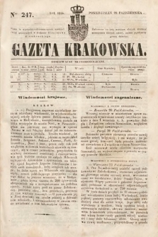 Gazeta Krakowska. 1844, nr 247