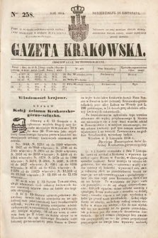 Gazeta Krakowska. 1844, nr 258