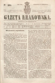 Gazeta Krakowska. 1844, nr 261