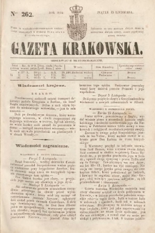Gazeta Krakowska. 1844, nr 262