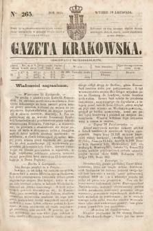 Gazeta Krakowska. 1844, nr 265