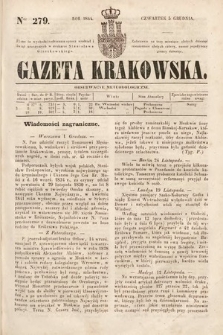 Gazeta Krakowska. 1844, nr 279