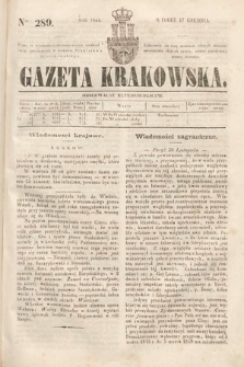Gazeta Krakowska. 1844, nr 289